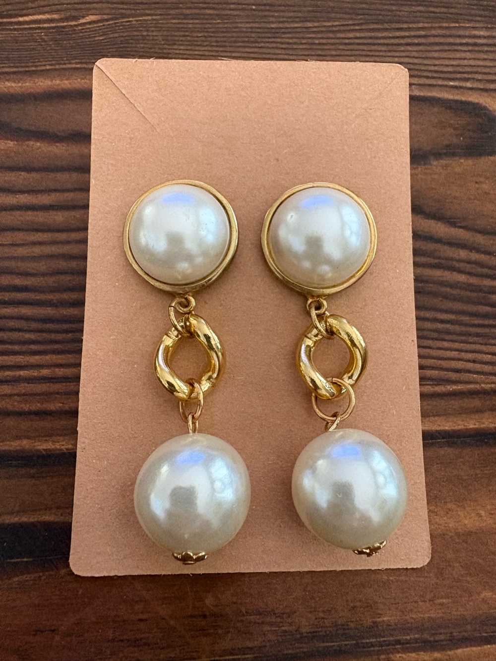 Vintage Faux Pearl earrings
